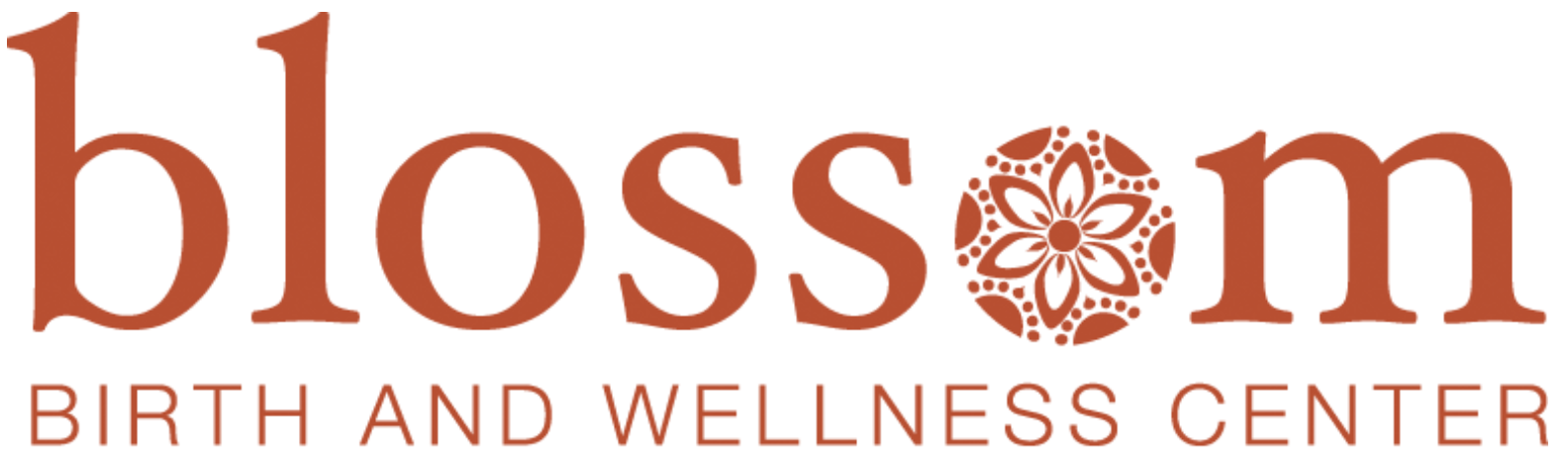 Blossom birth and fertility logo.